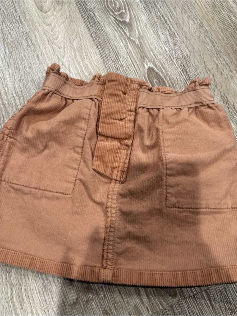 Zara & H&M 💖 Girls Corduroy Skirt Duo in Rust and Tan - Picture 9 of 10